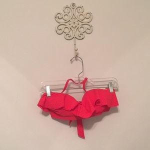 Red Halter Bikini Top